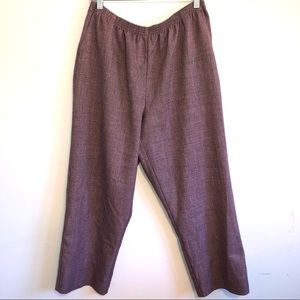 Vintage Women’s wide leg pants Plus High Waisted